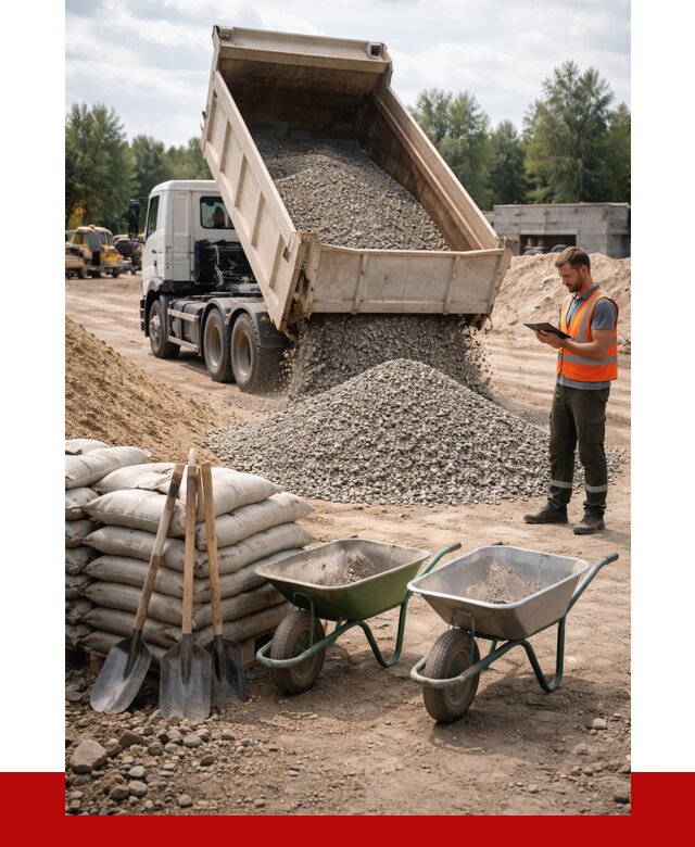 Доставка нерудных материалов в Саратове от 1228 руб. | ПРОНЕРУДСрт