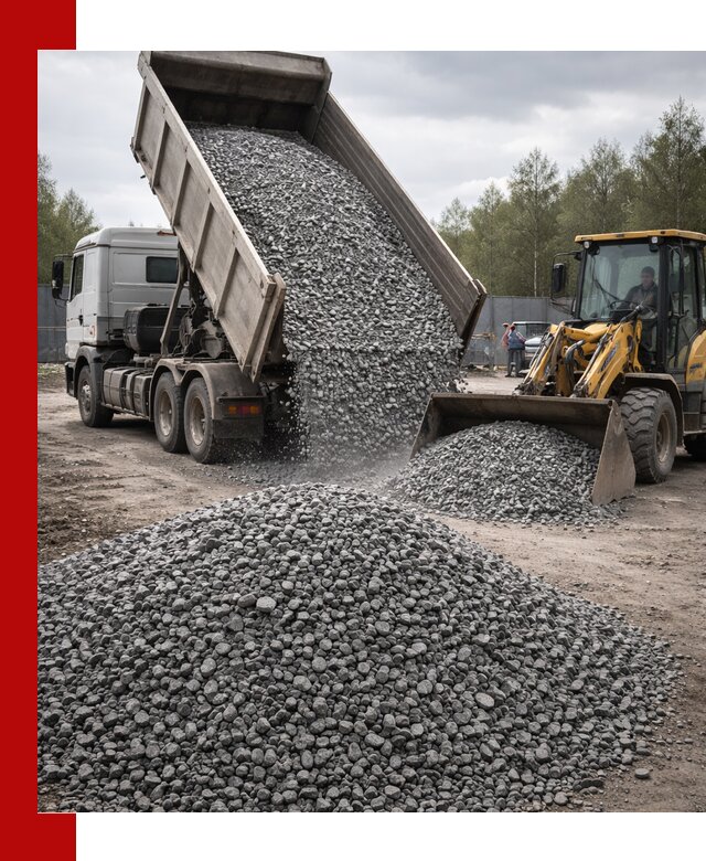 Доставка и продажа щебня гранитного в Саратове