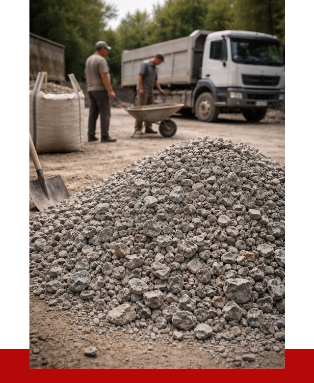 Гранитный щебень фракция 20-40 в Саратове от 3275 руб. ПРОНЕРУДСрт