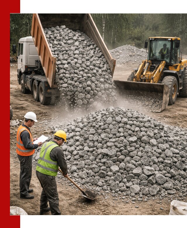 Гранитный щебень фракция 70-150 доставка в Саратове