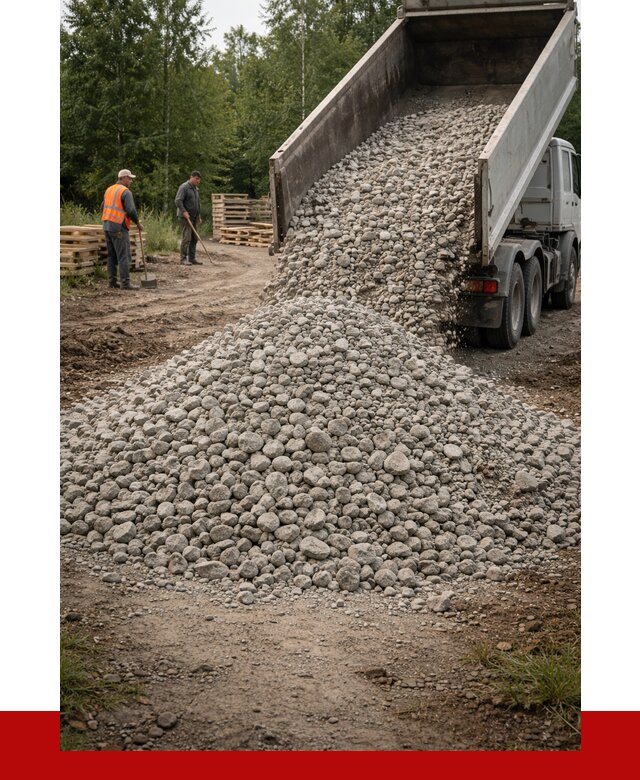 гравийный щебень фракция 70-120 в Саратове от 2507 р. ПРОНЕРУДСрт