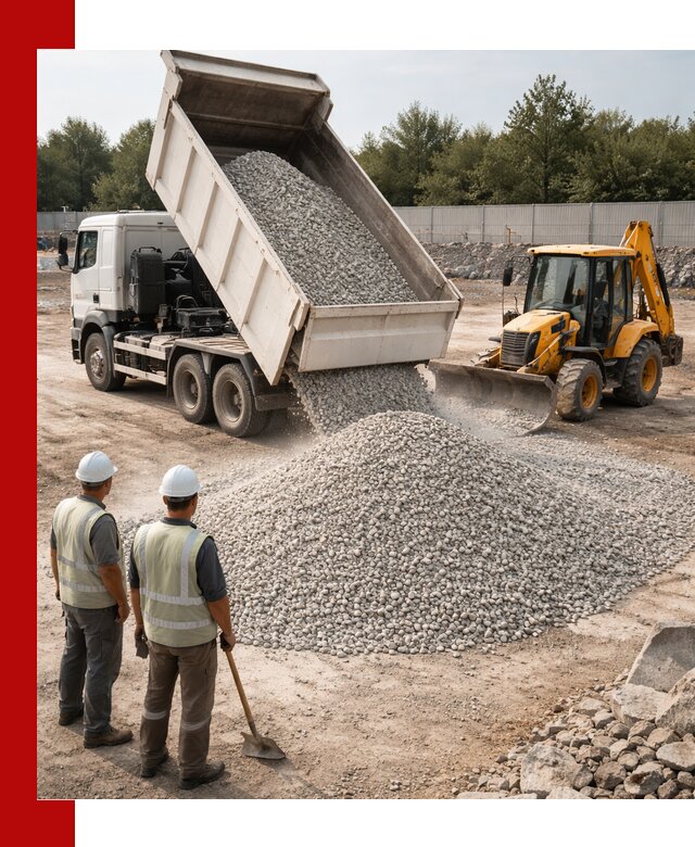 Купить известняковый щебень фракции 5–10 мм с доставкой в Саратове