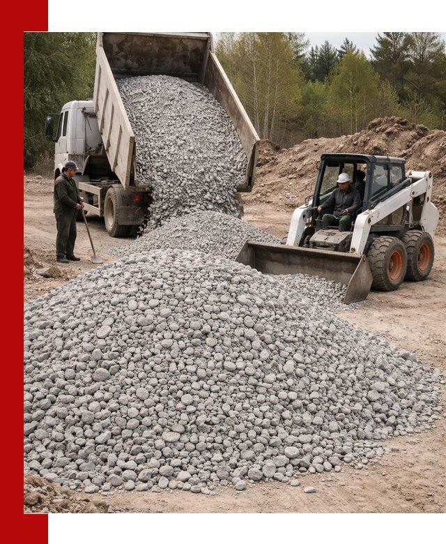 Доставка доломитового щебня в Саратове напрямую от карьера