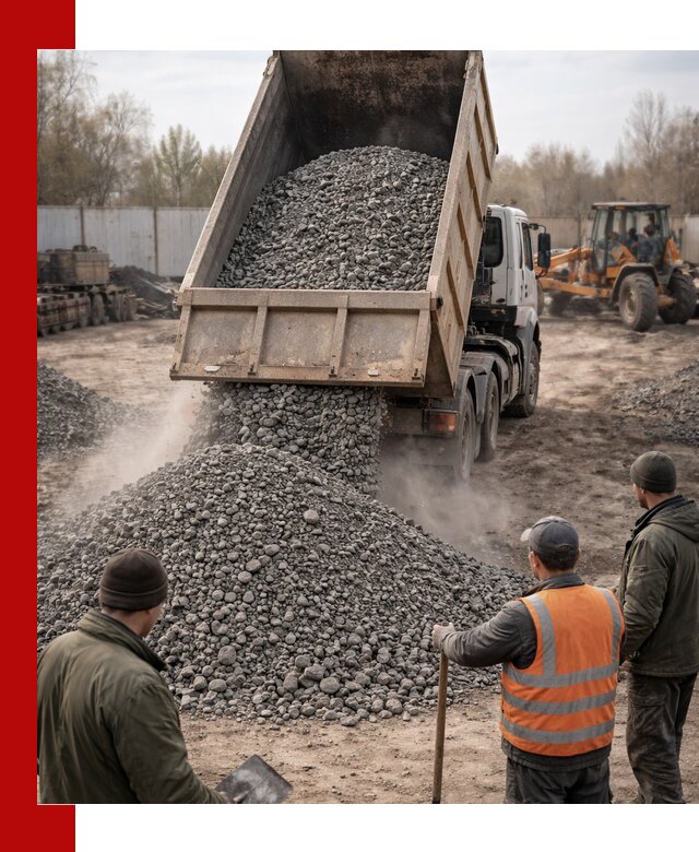 Доставка шлакового щебня в удобные сроки по выгодной цене в Саратове