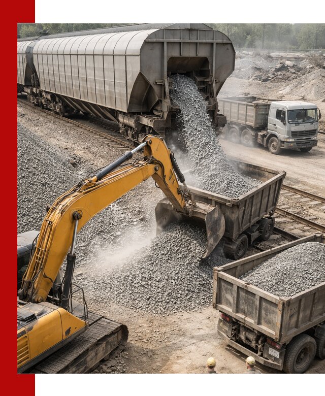 Доставка железнодорожного щебня в Саратове крупными партиями быстрого отгруза