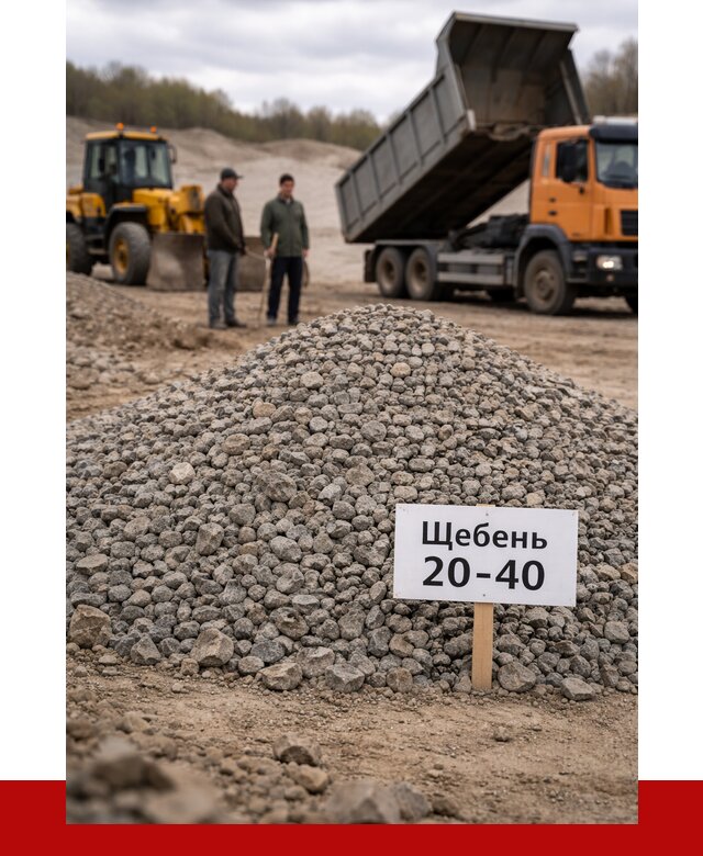 Бетонный щебень фракция 20-40 в Саратове от 2507 р. | ПРОНЕРУДСрт