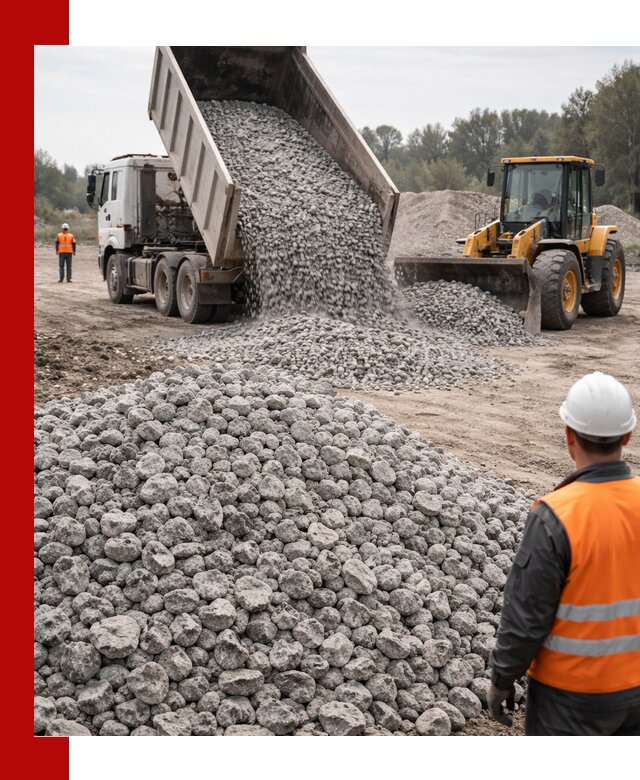 Доставка бетонного щебня фракции 20-40 в Саратове