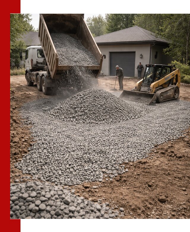 Щебень для парковки в Саратове: доставка и укладка качественного материала