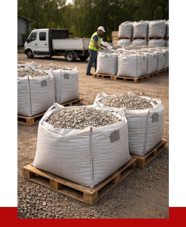 Щебень в мешках с доставкой в Саратове от 4298 р. | ПРОНЕРУДСрт