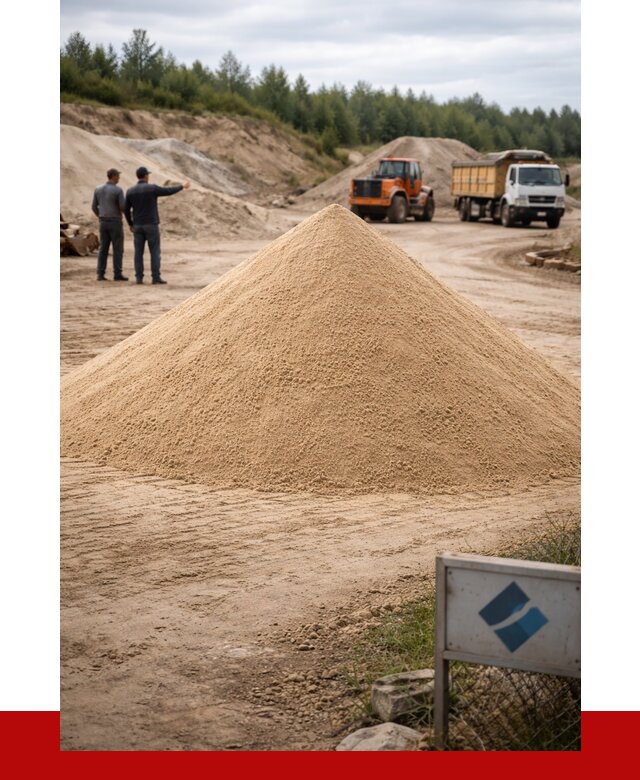 Карьерный песок навалом в Саратове от 1842 р. | ПРОНЕРУДСрт