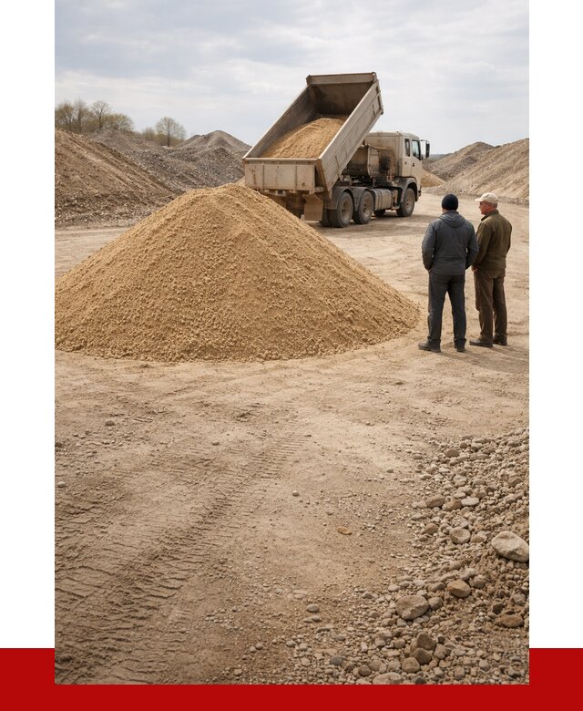 Карьерный песок крупнозернистый в Саратове от 8698 р | ПРОНЕРУДСрт