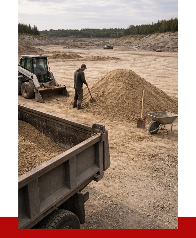 Карьерный песок среднезернистый в Саратове, от 2251 р. ПРОНЕРУДСрт