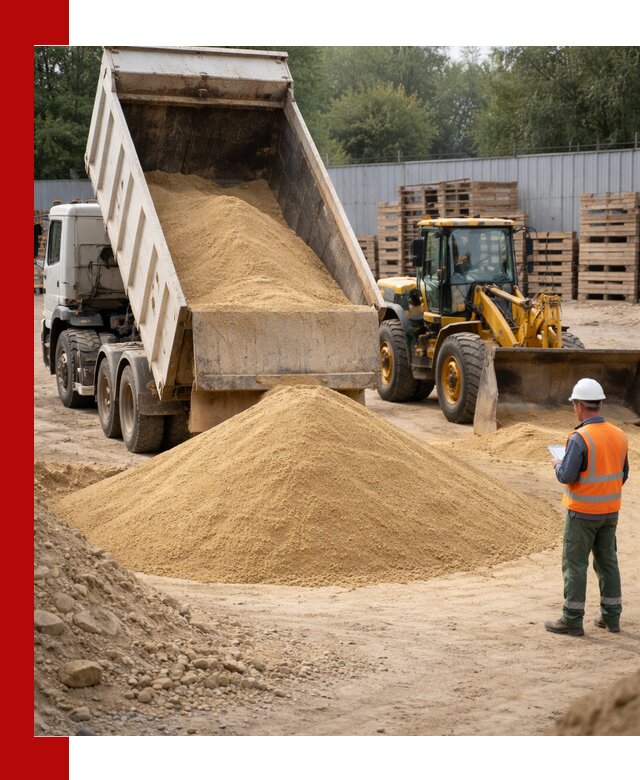 Доставка карьерного мелкозернистого песка в Саратове