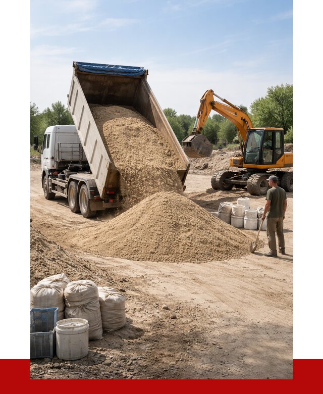 Купить речной песок в Саратове от 1228 р. за куб | ПРОНЕРУДСрт