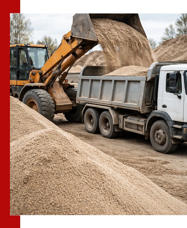 Доставка сеяного песка в Саратове оптом и в розницу