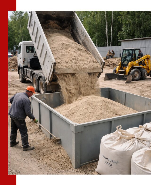 Кварцевый песок для фильтра в Саратове — доставка и качество