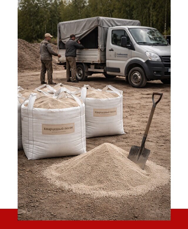 Кварцевый песок для пескоструя в Саратове от 4605 р. | ПРОНЕРУДСрт