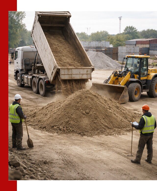 Доставка и продажа пескогрунта оптом и в розницу в Саратове