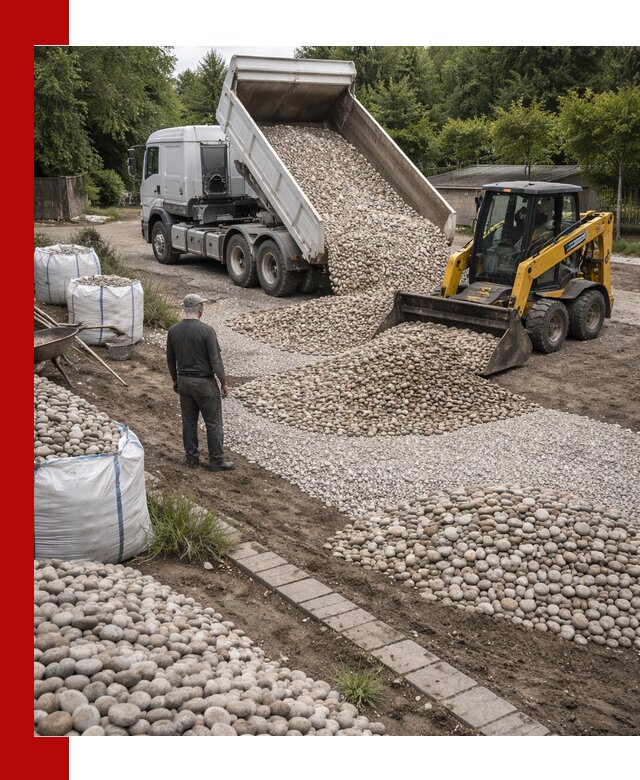 Доставка морской гальки оптом и в розницу в Саратове