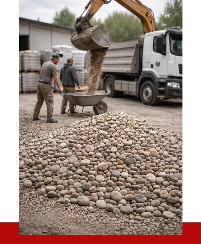 Галька декоративная в Саратове от 3275 р. за куб | ПРОНЕРУДСрт
