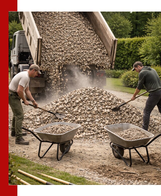 Доставка и продажа декоративной гальки в Саратове