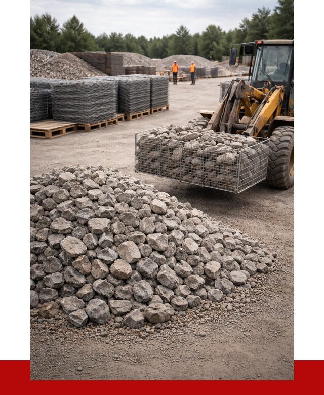 Камень для габионов фракция 70-150 в Саратове от 4298 р. | ПРОНЕРУДСрт