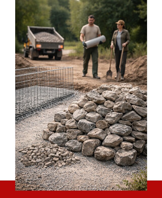 Камень для габионов фракция 100-200 в Саратове от 4912 р. | ПРОНЕРУДСрт