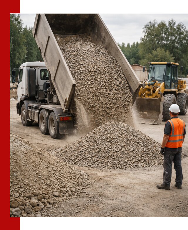 Доставка щпс в Саратове — щебеночно-песчаная смесь под заборы и дорожки