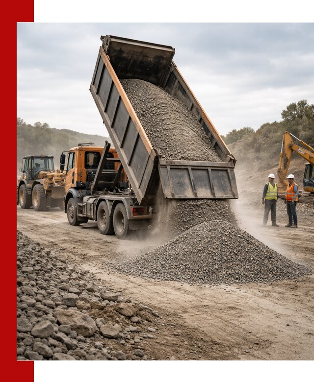 Щебёночно-песчаная смесь ЩПС С1 с доставкой в Саратове