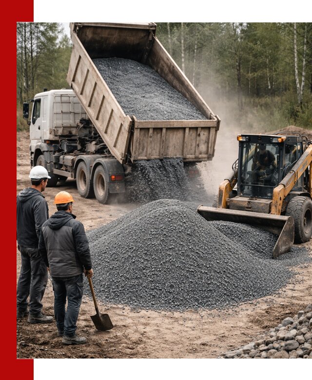 Гранитный отсев 0-5 с доставкой и разгрузкой в Саратове