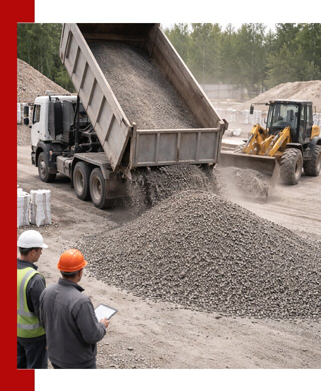 Доставка и продажа гранитного отсева 0-10 в Саратове