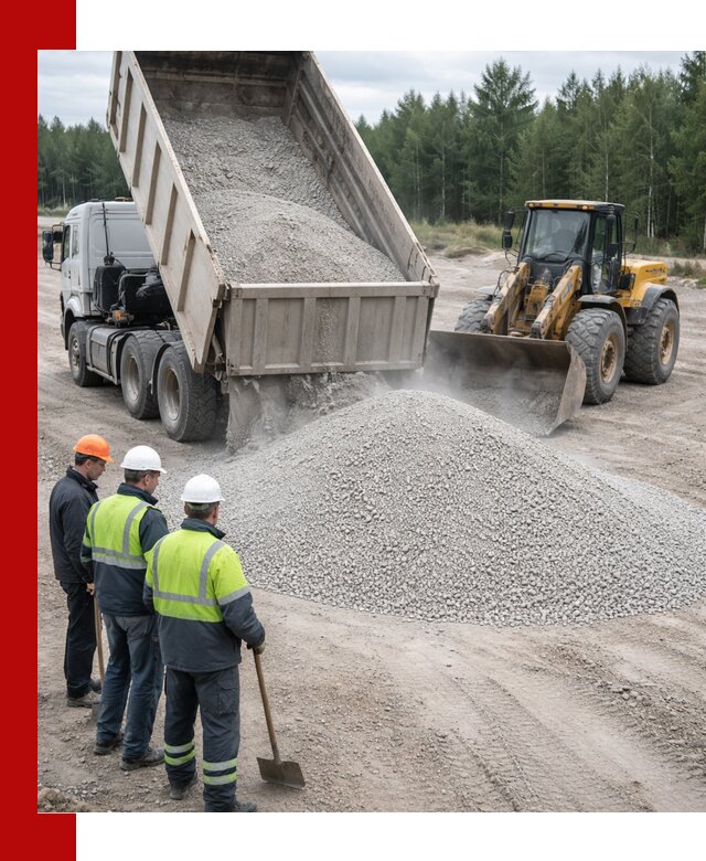 Известняковый отсев 0-5 доставка в Саратове быстро и выгодно