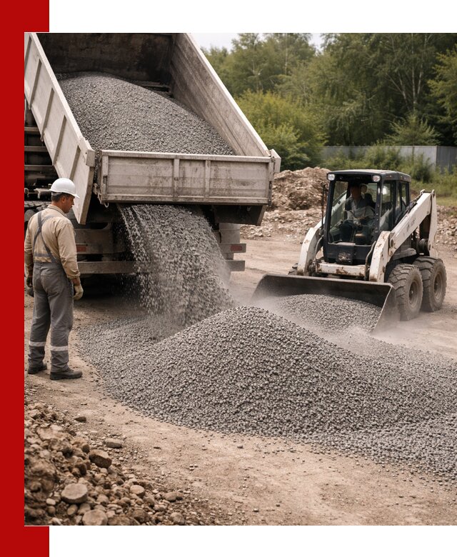 Доставка гравийного отсева 0-5 в Саратове оптом и в розницу