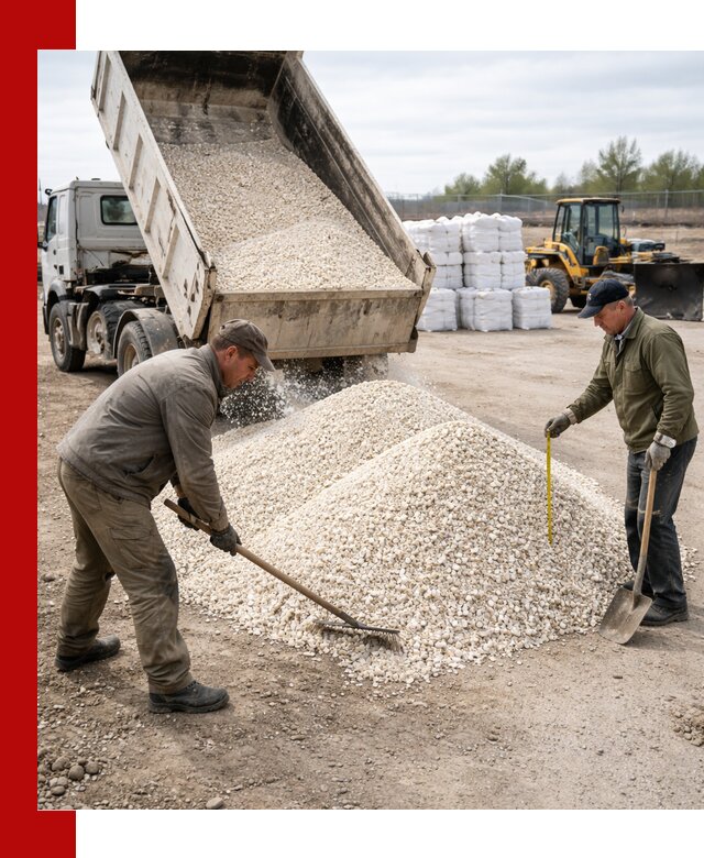Мраморная крошка с доставкой и разгрузкой в Саратове