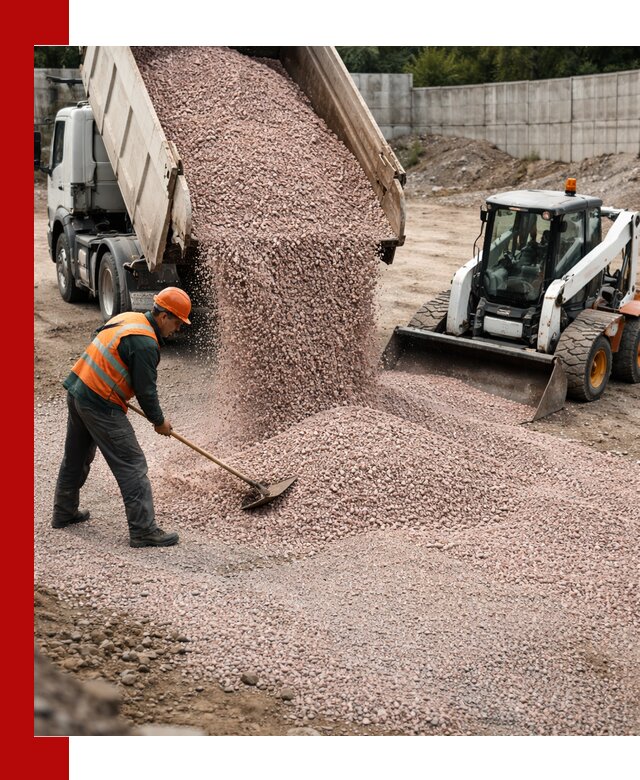 Крошка розовый гранит с доставкой в Саратове от производителя