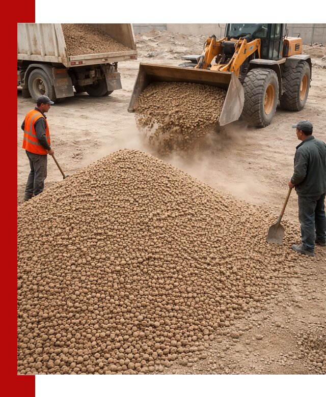 Керамзит фракция 10-20 с доставкой в Саратове