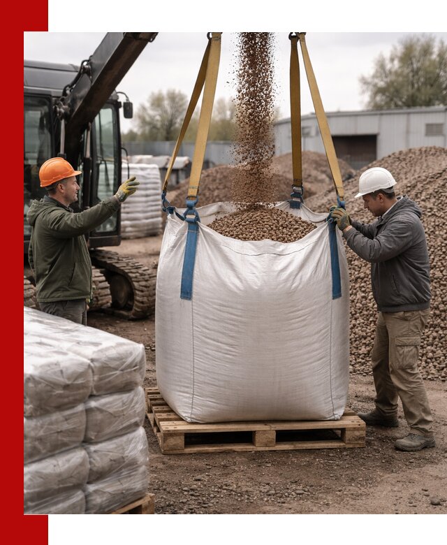 Керамзит в биг-бегах с доставкой в Саратове