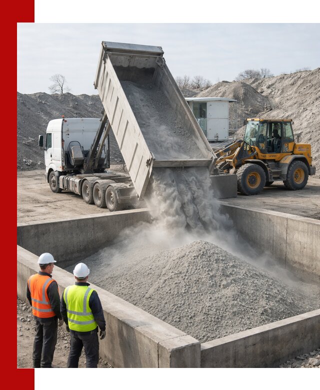 Доставка цемента навалом в Саратове крупными партиями