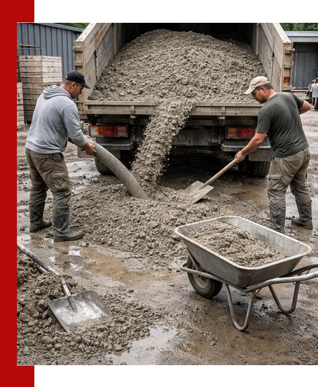 Цементно-песчаная смесь М150 доставка в Саратове