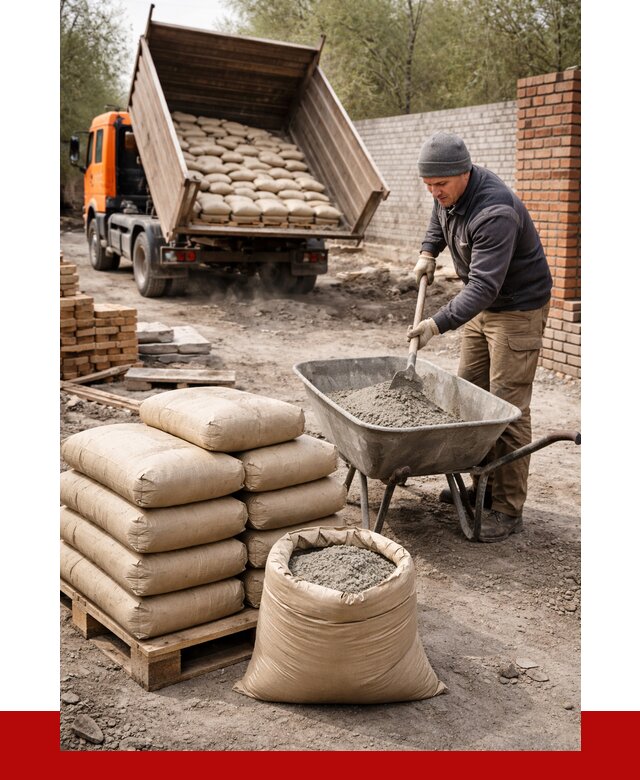 Купить сухую смесь для кладки в Саратове от 1228 р. | ПРОНЕРУДСрт
