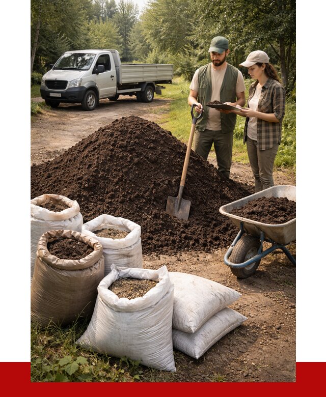 Купить грунт с доставкой в Саратове от 4605 р. за м3 | ПРОНЕРУДСрт
