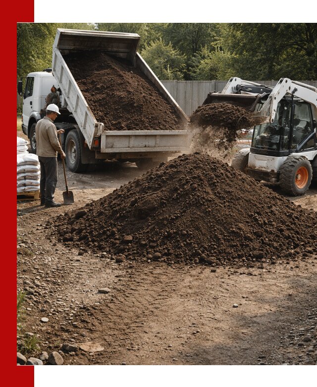 Доставка растительного грунта в Саратове от производителя оптом и в розницу