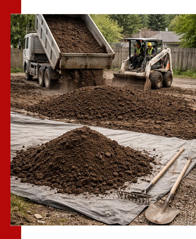 Грунт для отсыпки участка с доставкой в Саратове