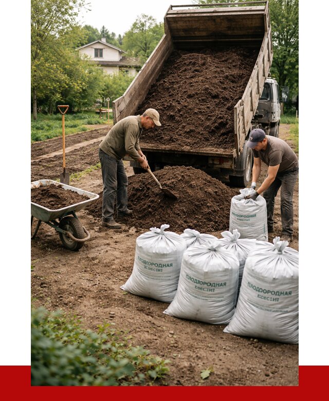 Плодородная смесь в Саратове от 4298 р./куб с доставкой | ПРОНЕРУДСрт