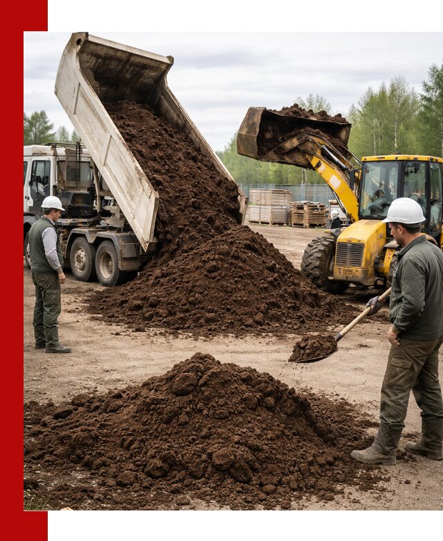 Доставка торфа оптом и в мешках в Саратове
