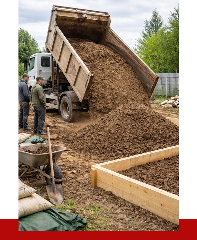 Торфо песчаная смесь в Саратове с доставкой от 1893 р. | ПРОНЕРУДСрт