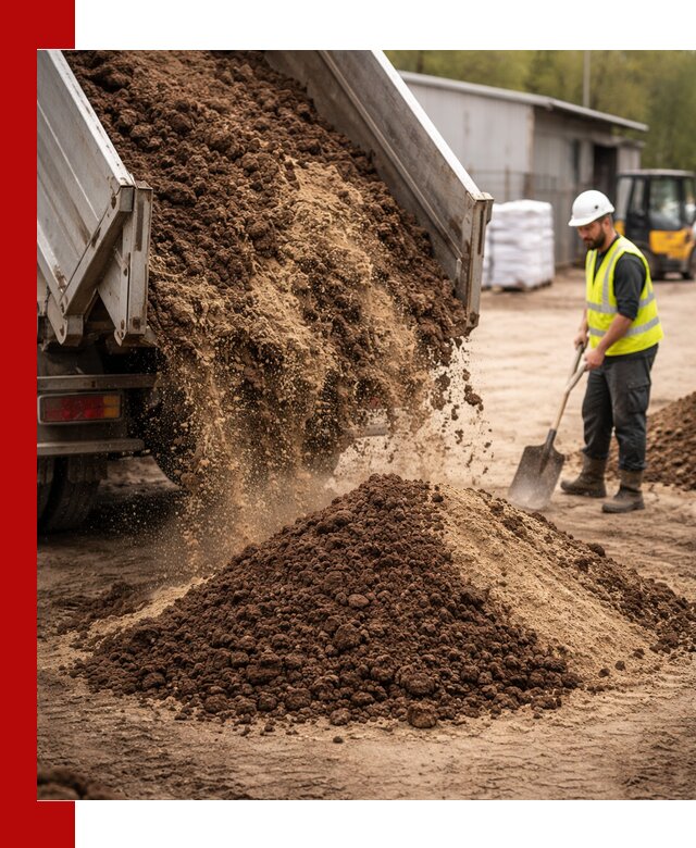 Доставка торфо-песчаной смеси в Саратове для строительства и озеленения