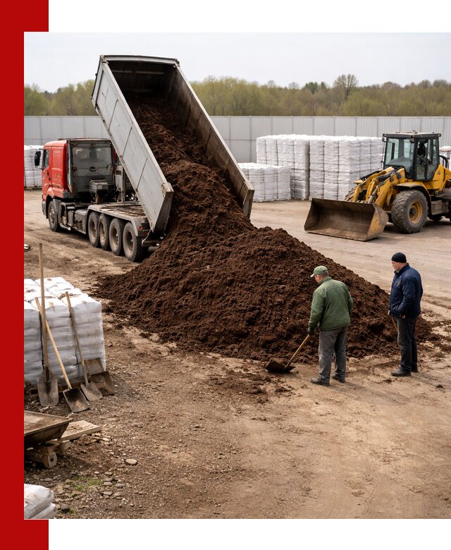 Доставка торфяных смесей оптом и в розницу в Саратове