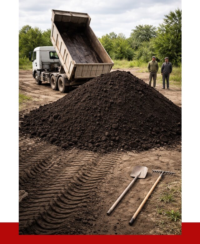 Купить чернозем навалом в Саратове от 1228 р. за куб | ПРОНЕРУДСрт
