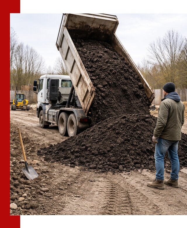 Доставка чернозема навалом в Саратове быстро и выгодно